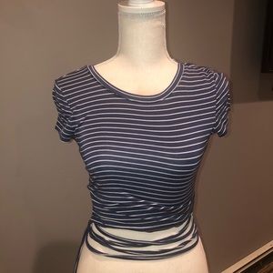 Striped crop top